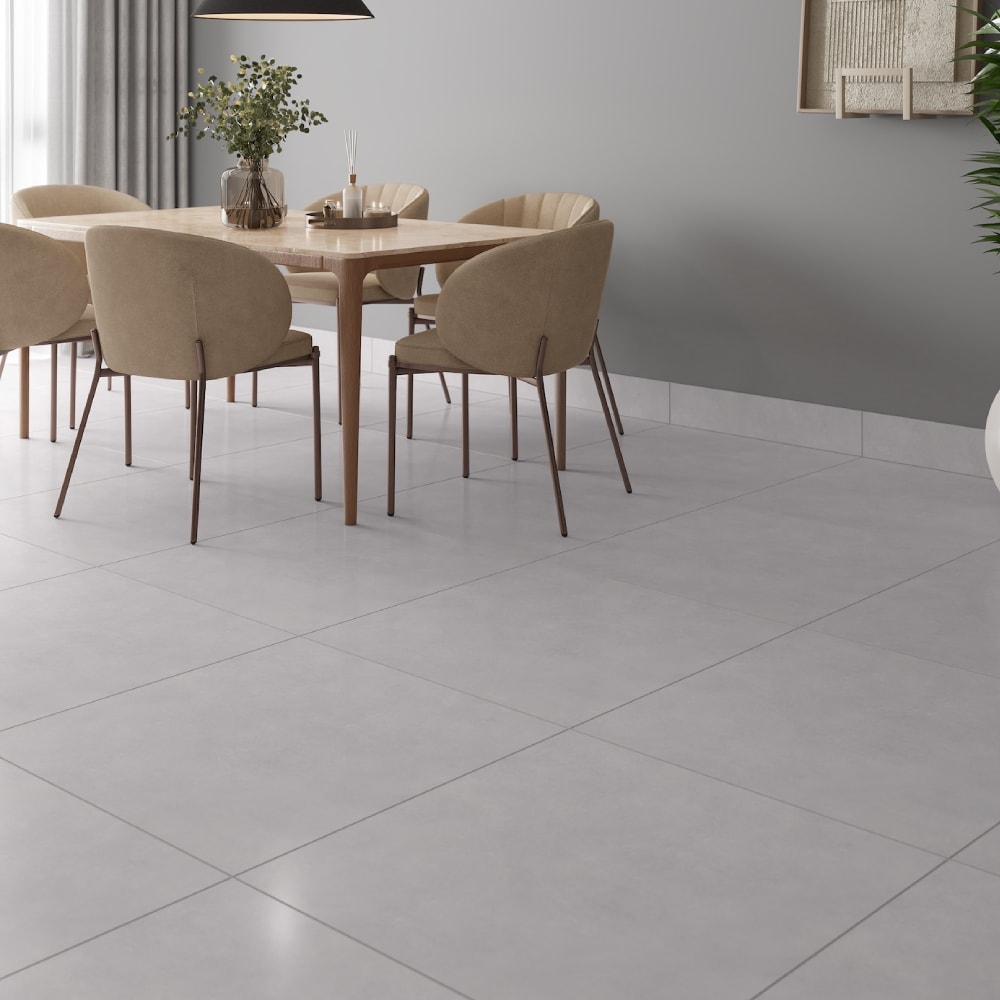 Piso Cerâmico Acetinado Incopisos 75,5x75,5cm Urban Silver Retificado - 375000