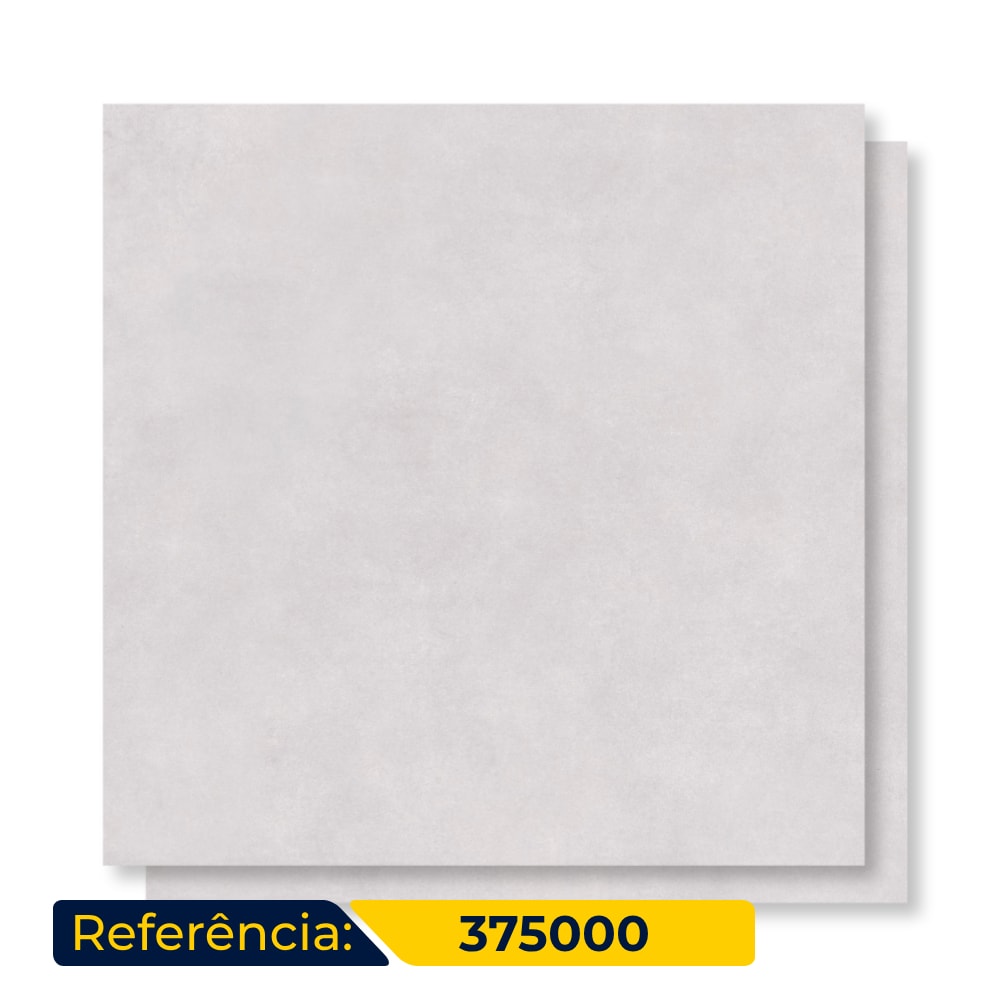Piso Cerâmico Acetinado Incopisos 75,5x75,5cm Urban Silver Retificado - 375000