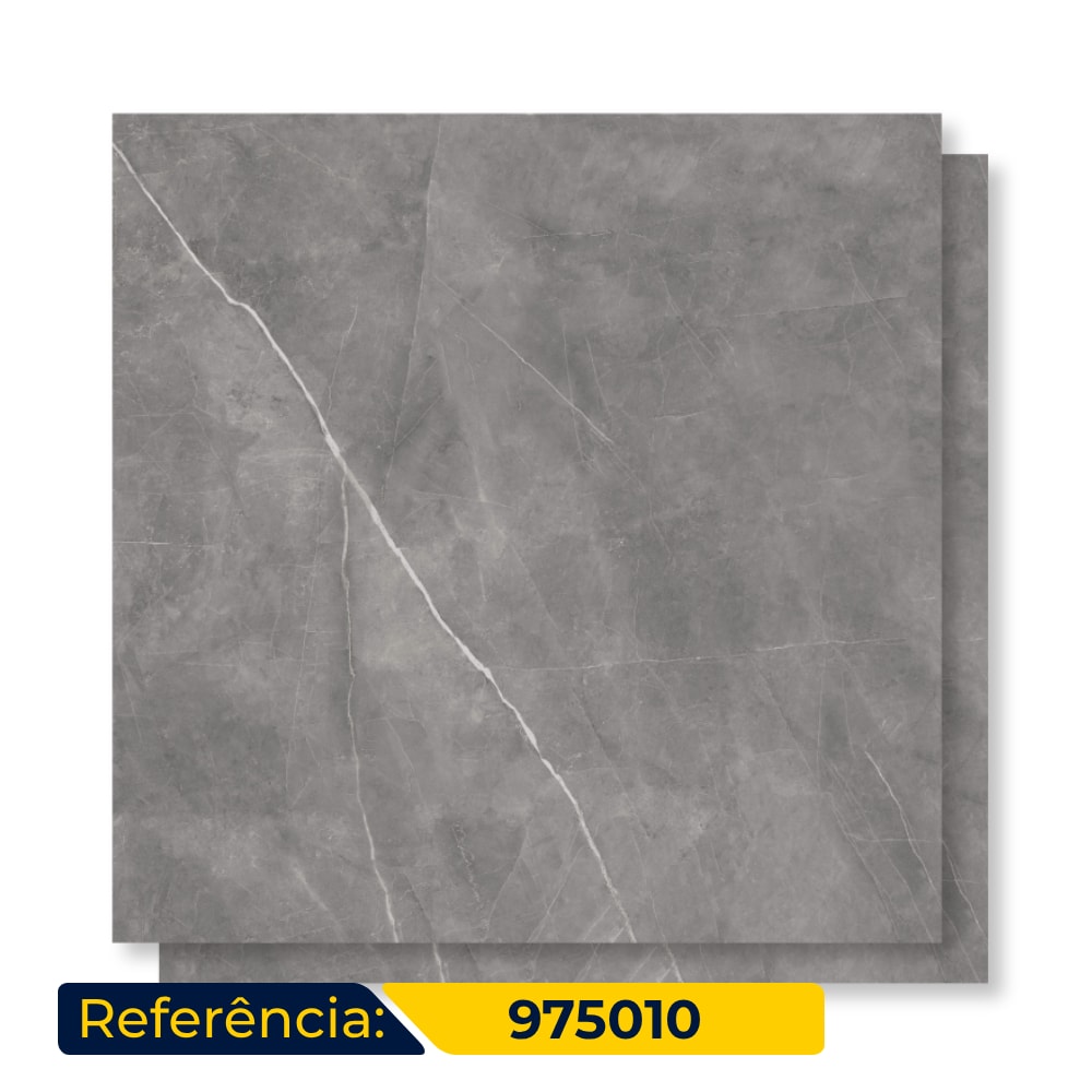 Piso Cerâmico Acetinado Incopisos 75x75cm Perlino Graffito Retificado - 975010