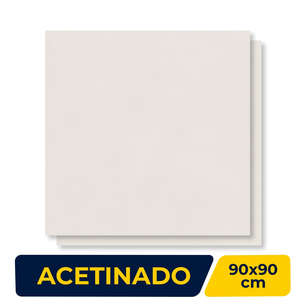Piso Cerâmico Acetinado Incopisos 90x90 Chicago Caramel Retificado - 591011