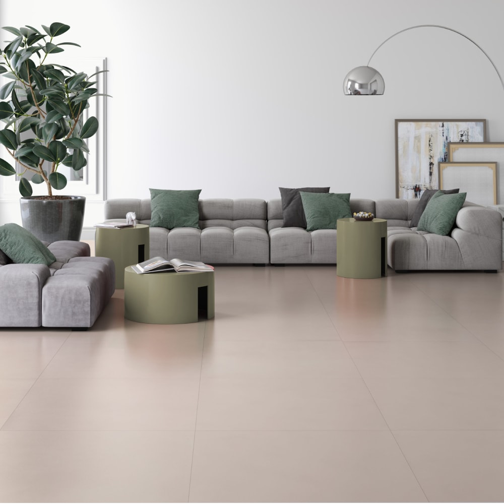 Piso Cerâmico Acetinado Incopisos 90x90 Chicago Caramel Retificado - 591011