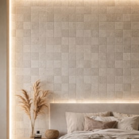 Piso Cerâmico Acetinado Karina 61x120cm Square Ivory Retificado - 69025