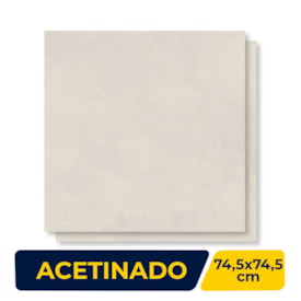 Piso Cerâmico Acetinado Lef 74,5x74,5cm Dunas Retificado - 74002