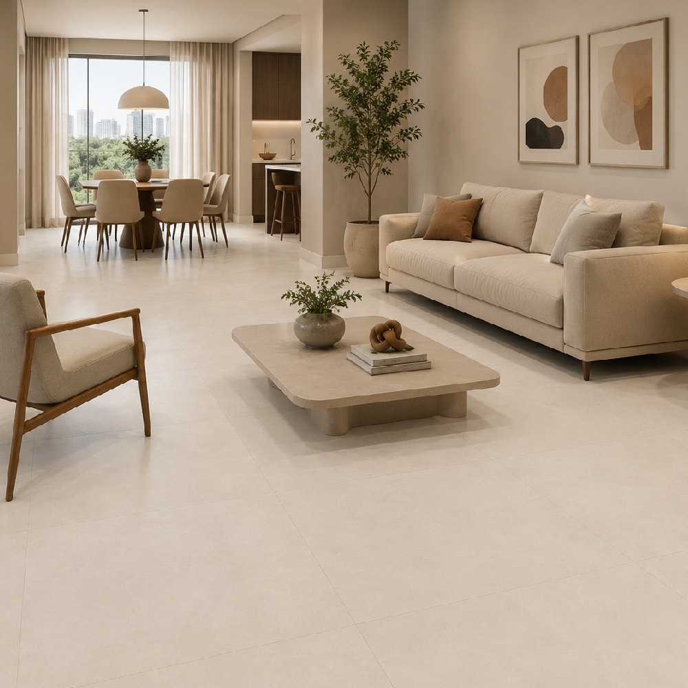Piso Cerâmico Acetinado Lef 74,5x74,5cm Dunas Retificado - 74002