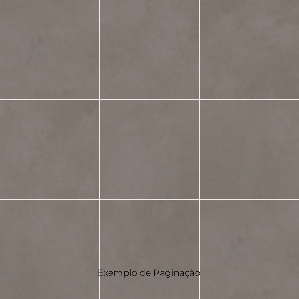Piso Cerâmico Acetinado Lef 74,5x74,5cm Hanover Carbon Retificado - 74005