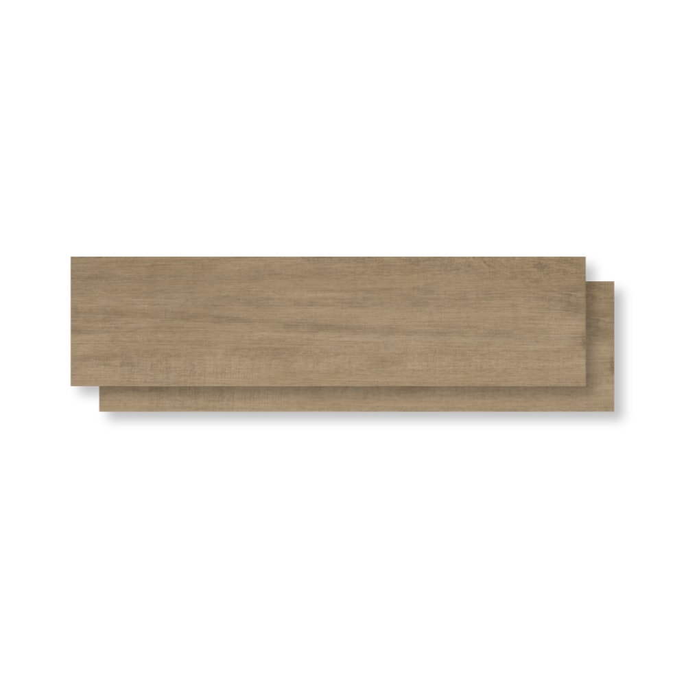Piso Cerâmico Acetinado Lume 22x90cm Aquila Carvalho Liso Retificado