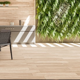 Piso Cerâmico Acetinado Lume 22x90cm Cabreuva Liso Retificado