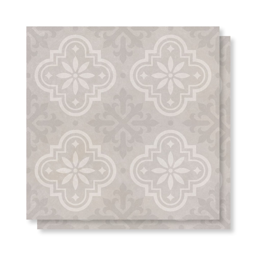 Piso Cerâmico Acetinado Lume 60x60cm Cimento Colonial Retificado