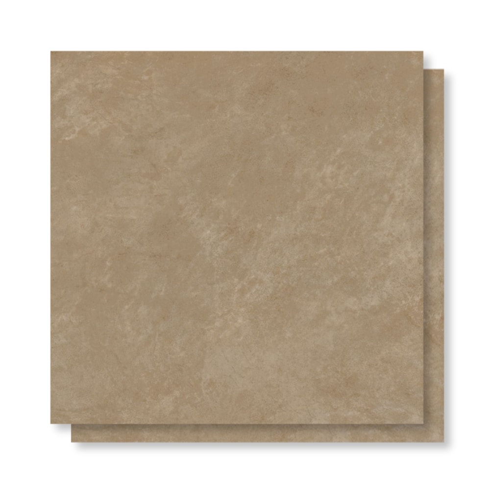 Piso Ceramico Acetinado Lume 75x75cm Milano Bege Liso Retificado