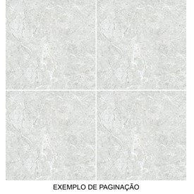 Piso Cerâmico Brilhante 44x44cm Caixa 2,50m² LEF Lyrio Grafite - 44501