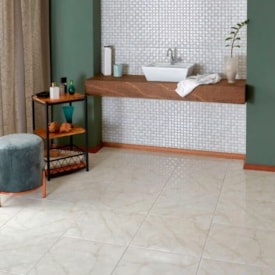 Piso Cerâmico Brilhante 46x46cm Caixa 2,39m² Viva VPC 46103