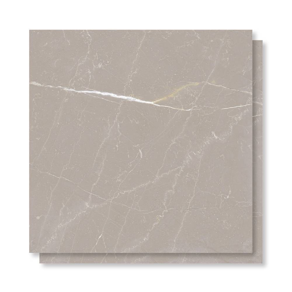 Piso Cerâmico Brilhante 54x54cm Caixa 2,60m² ViaÁpia Galileu Gris Retificado - VA54108