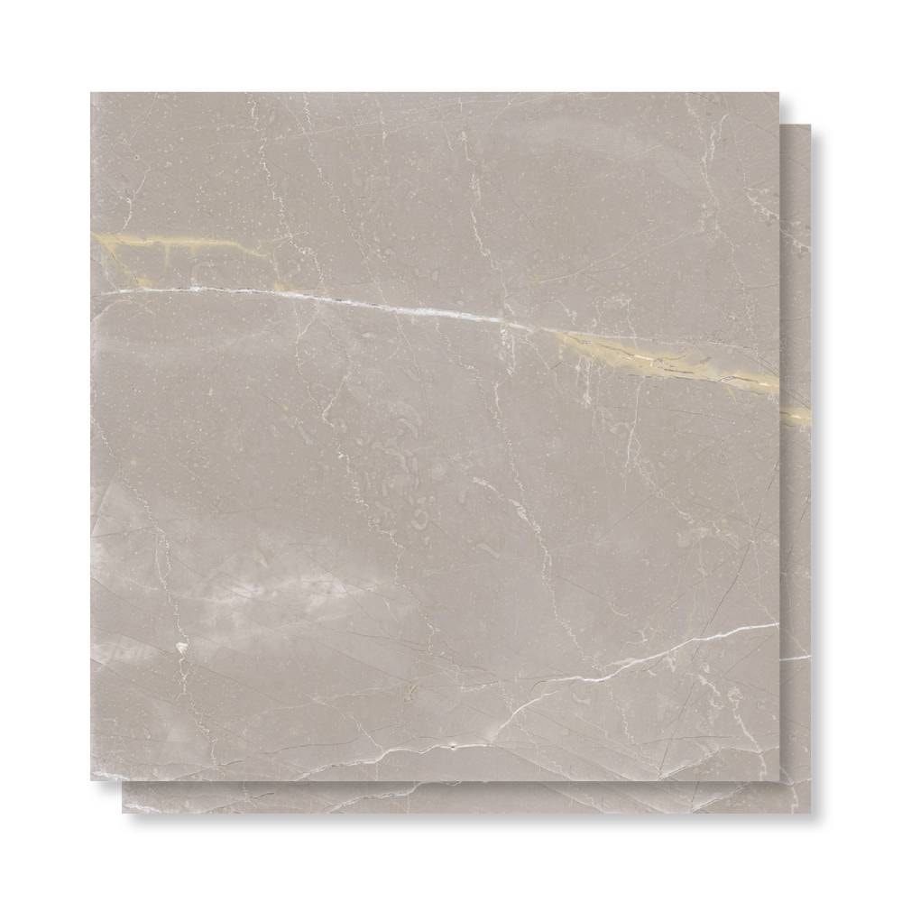 Piso Cerâmico Brilhante 54x54cm Caixa 2,60m² ViaÁpia Galileu Gris Retificado - VA54108