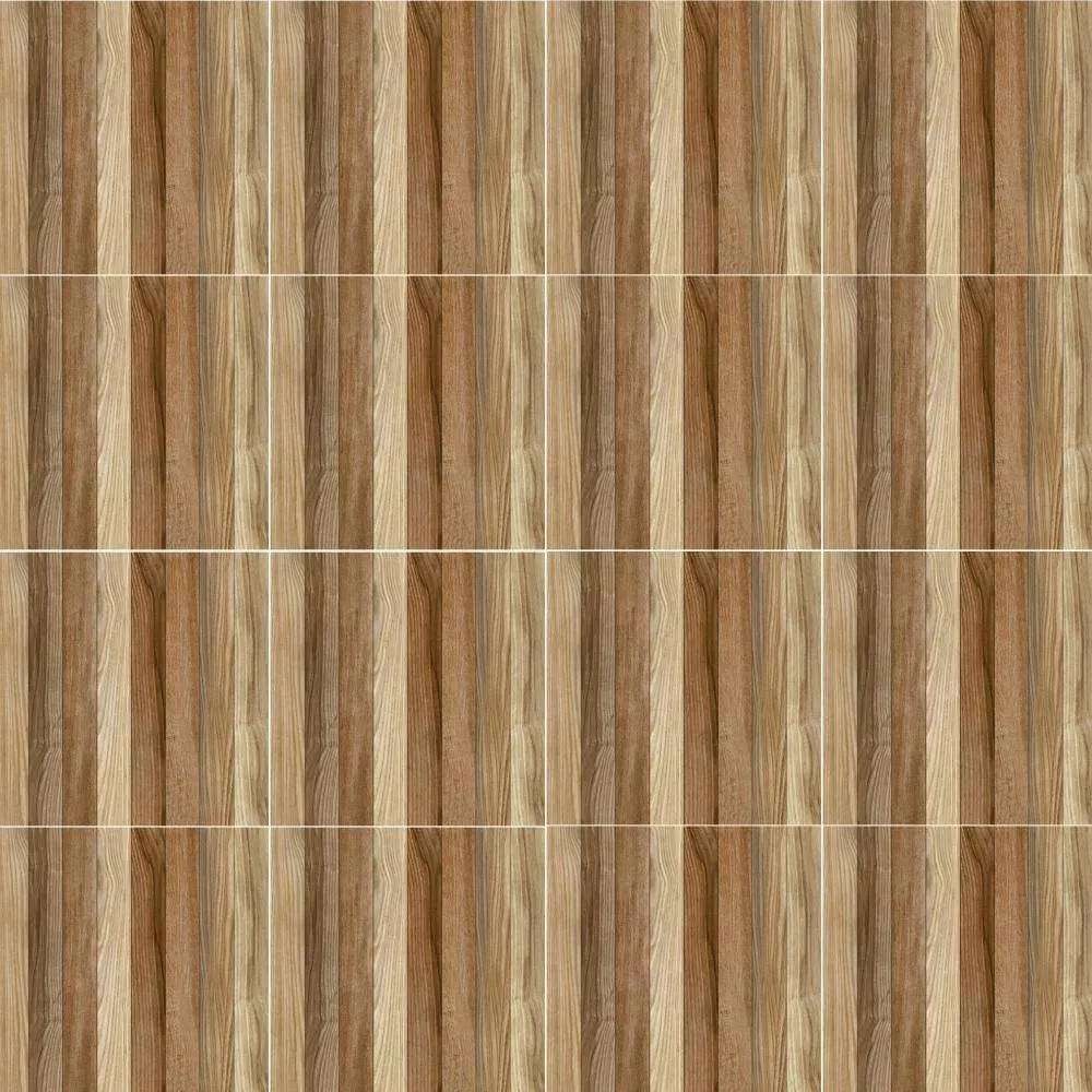 Piso Cerâmico Brilhante 57x57cm Caixa 2,23m² Karina Ecowood Parquet - 57080