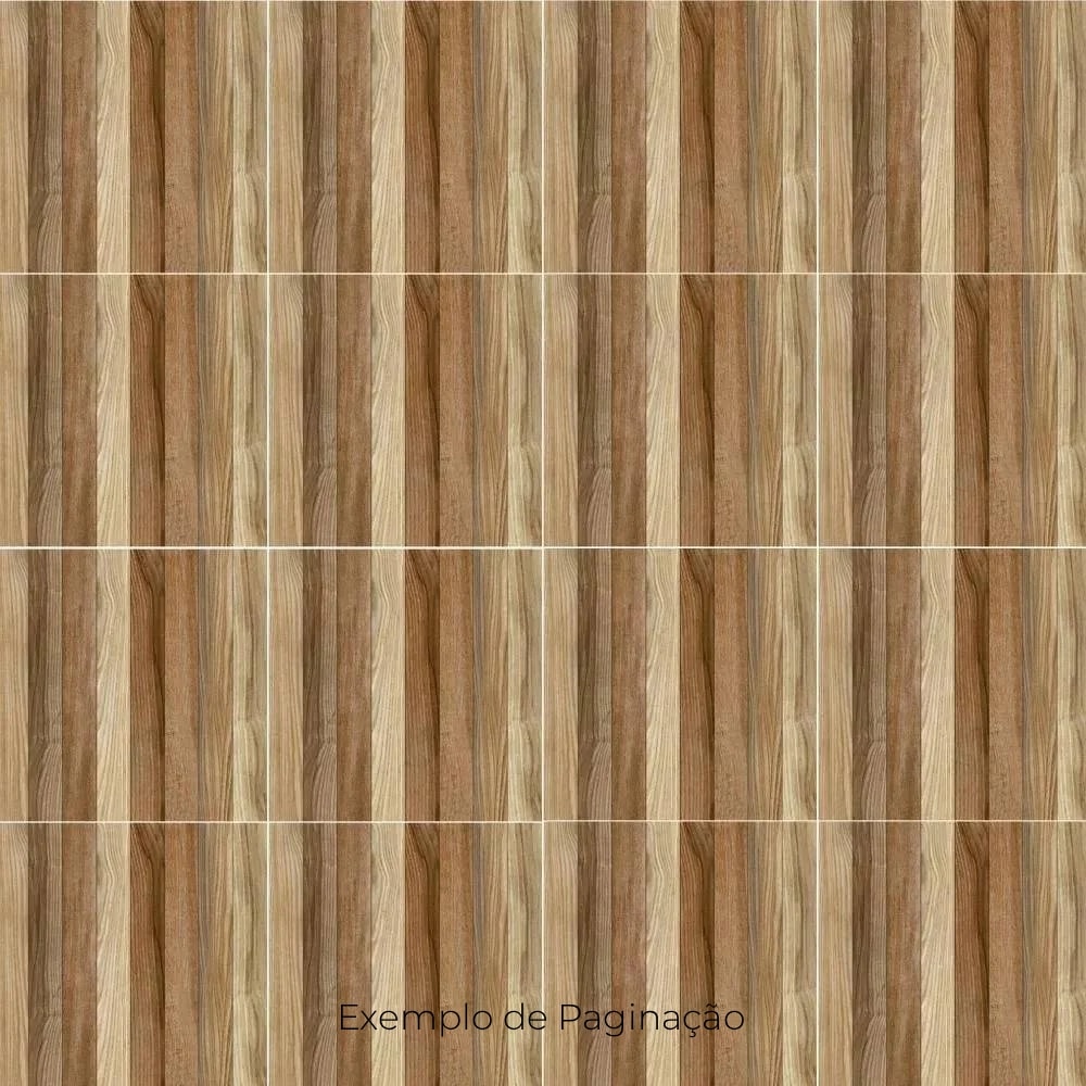 Piso Cerâmico Brilhante 57x57cm Caixa 2,23m² Karina Ecowood Parquet - 57080