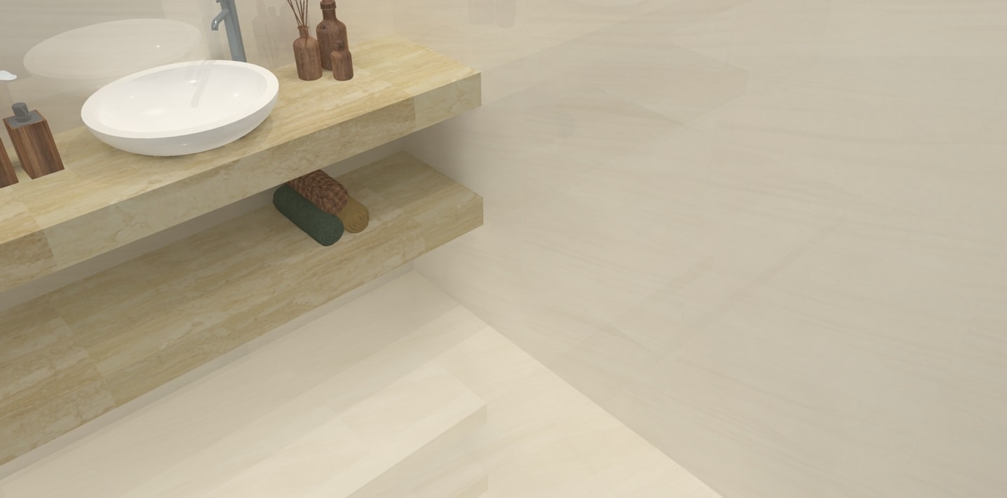 Piso Cerâmico Brilhante 60,5x60,5cm Caixa 2,58m² Esther Esna Bold - 61/1014