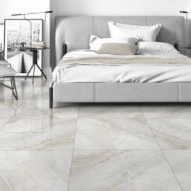 Piso Cerâmico Brilhante 60x60cm Caixa 2,50m² Lume Atenas Retificado