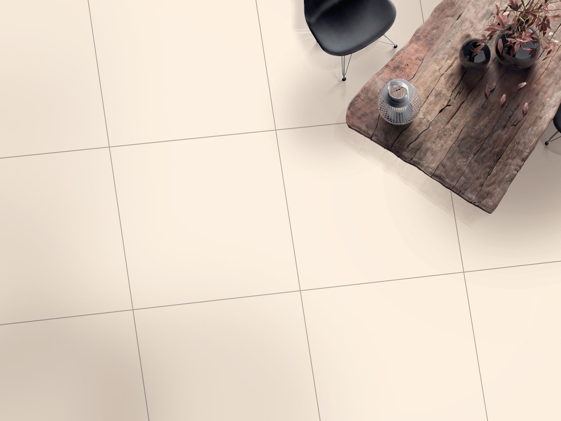 Piso Cerâmico Brilhante 60x60cm Caixa 2,50m² Lume Bege Retificado - 600778