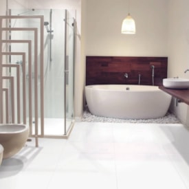 Piso Cerâmico Brilhante 60x60cm Caixa 2,50m² Lume Branco Brilho Retificado - 600779