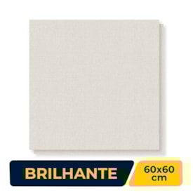 Piso Cerâmico Brilhante 60x60cm Caixa 2,50m² Lume Dubai Retificado - 600784