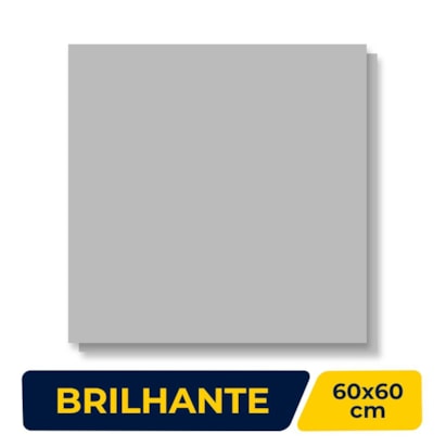 Piso Cerâmico Brilhante 60x60cm Caixa 2,50m² Lume Turmalina Retificado