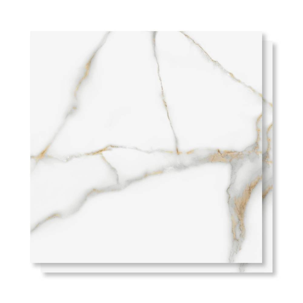 Piso Cerâmico Brilhante 60x60cm Caixa 2,52m² Karina Bernini Retificado - 60313