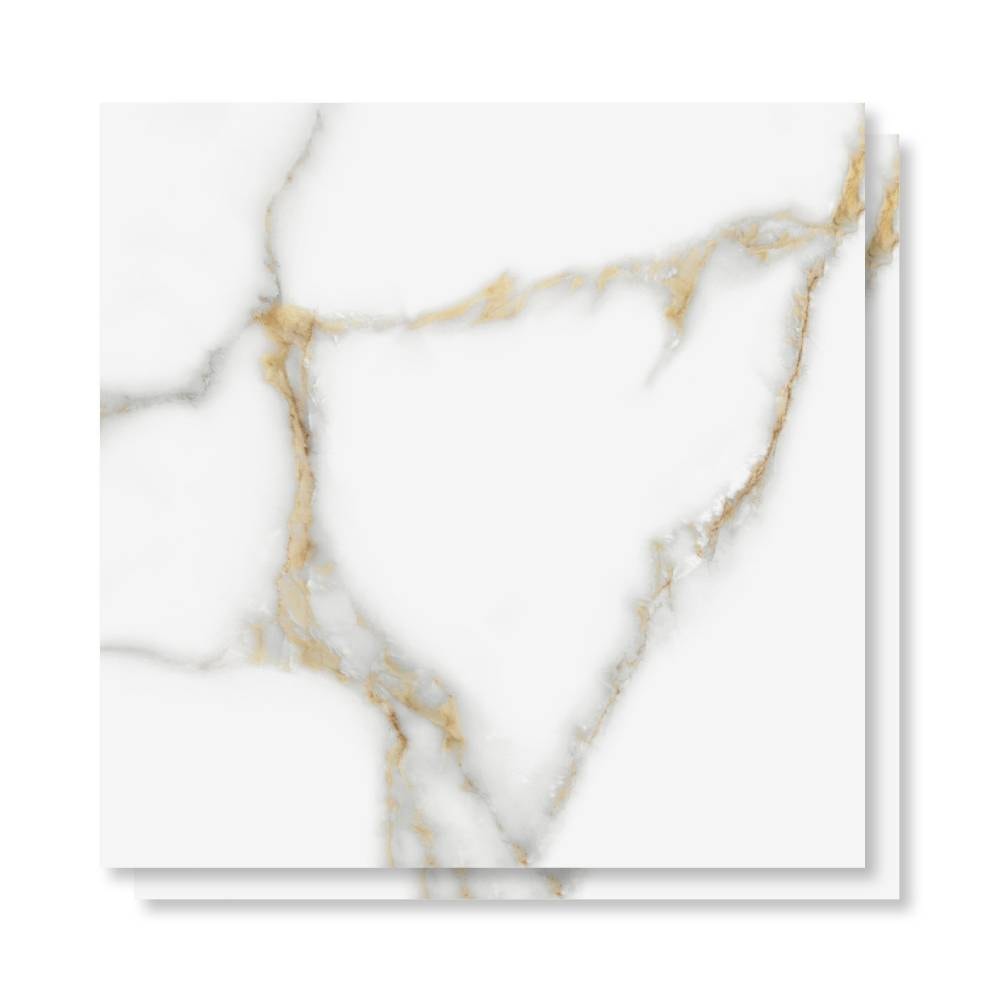 Piso Cerâmico Brilhante 60x60cm Caixa 2,52m² Karina Bernini Retificado - 60313