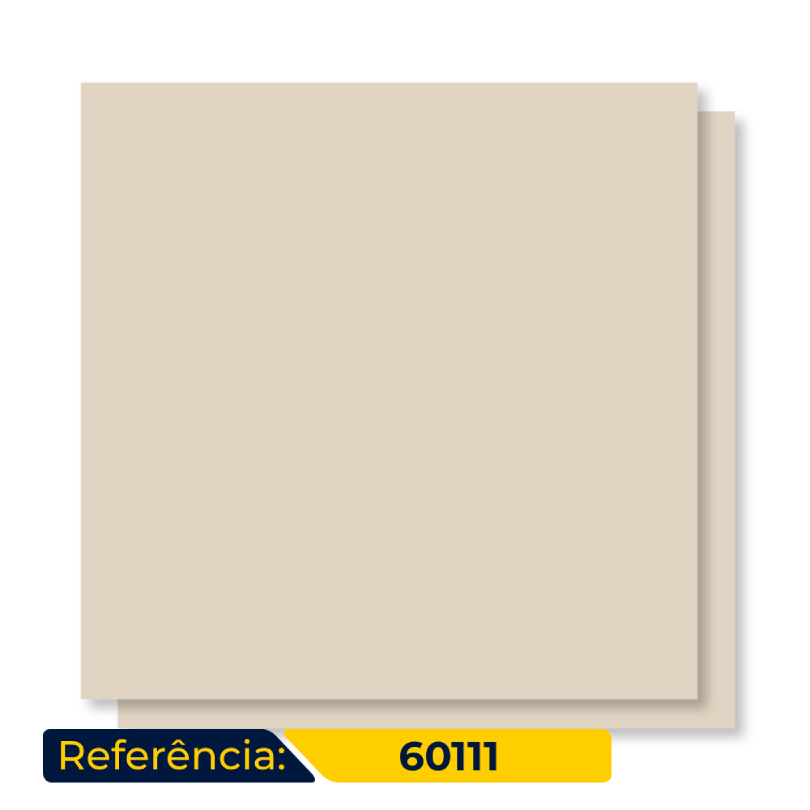 Piso Cerâmico Brilhante 60x60cm Caixa 2,52m² Karina Vogue Retificado - 60111