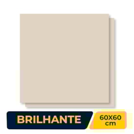 Piso Cerâmico Brilhante 60x60cm Caixa 2,52m² Karina Vogue Retificado - 60111