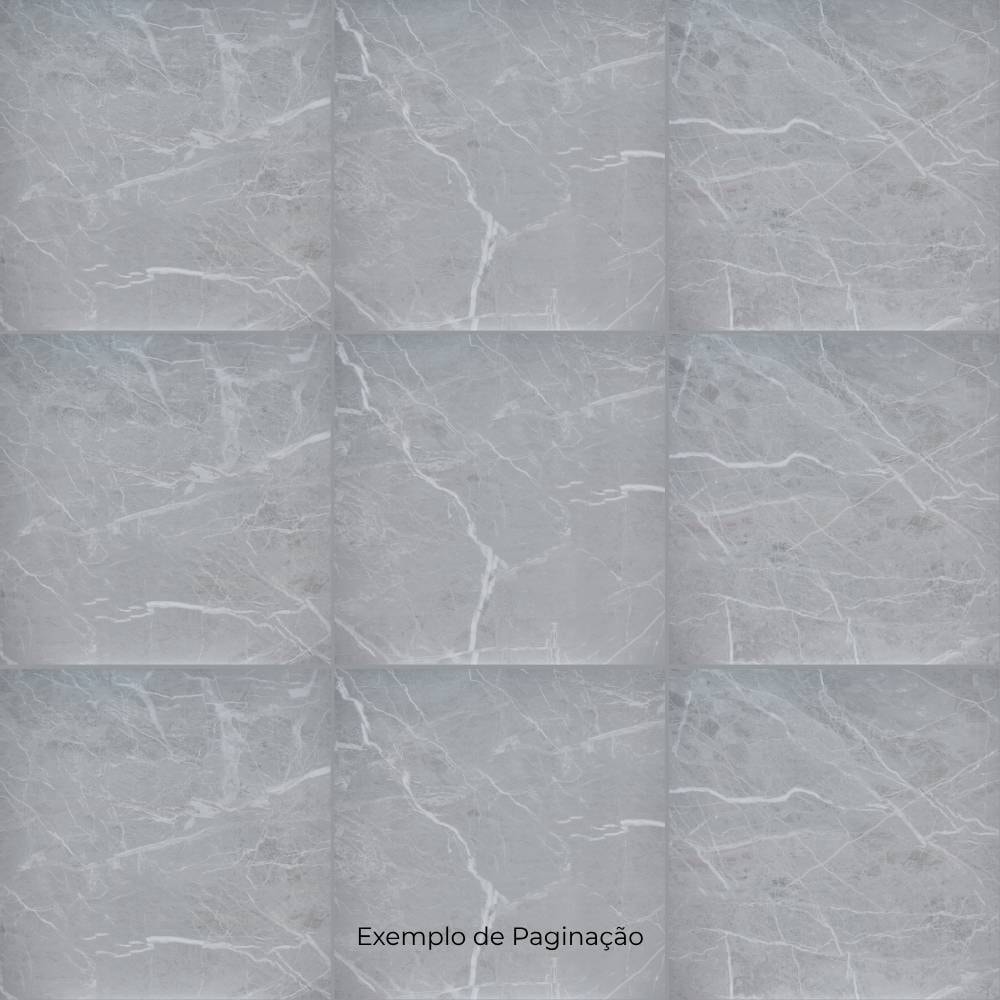 Piso Cerâmico Brilhante 72,5x72,5cm Caixa 2,62m² Viva 75009 Retificado