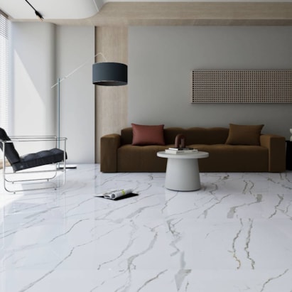 Piso Cerâmico Brilhante 72,5x72,5cm Caixa 2,62m² Viva Retificado - 75012