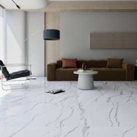 Piso Cerâmico Brilhante 72,5x72,5cm Caixa 2,62m² Viva Retificado - 75012