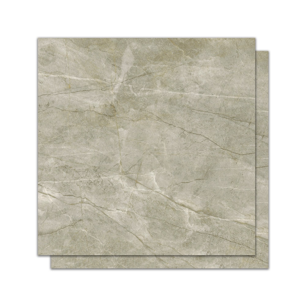 Piso Cerâmico Brilhante 75x75cm Caixa 2,84m² Lume Safira Green