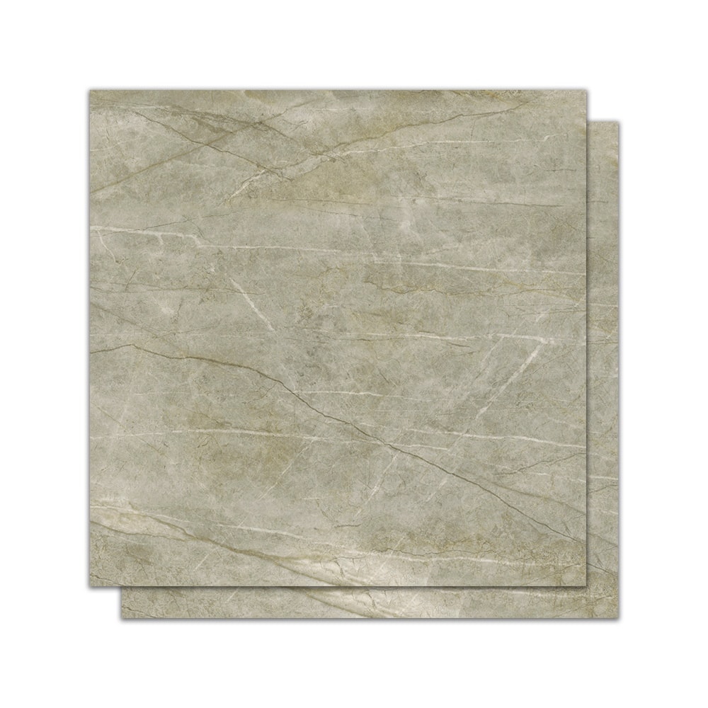 Piso Cerâmico Brilhante 75x75cm Caixa 2,84m² Lume Safira Green