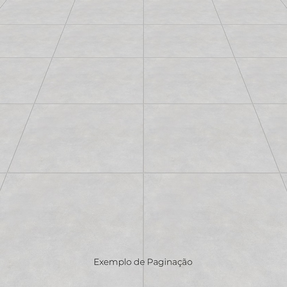 Piso Cerâmico Brilhante Incopisos 56x56cm Cinza Retificado - 170089