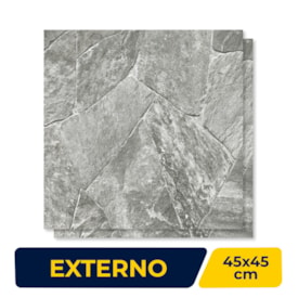 Piso Cerâmico Externo 45x45cm Caixa 2,32m² Incefra - PD34990