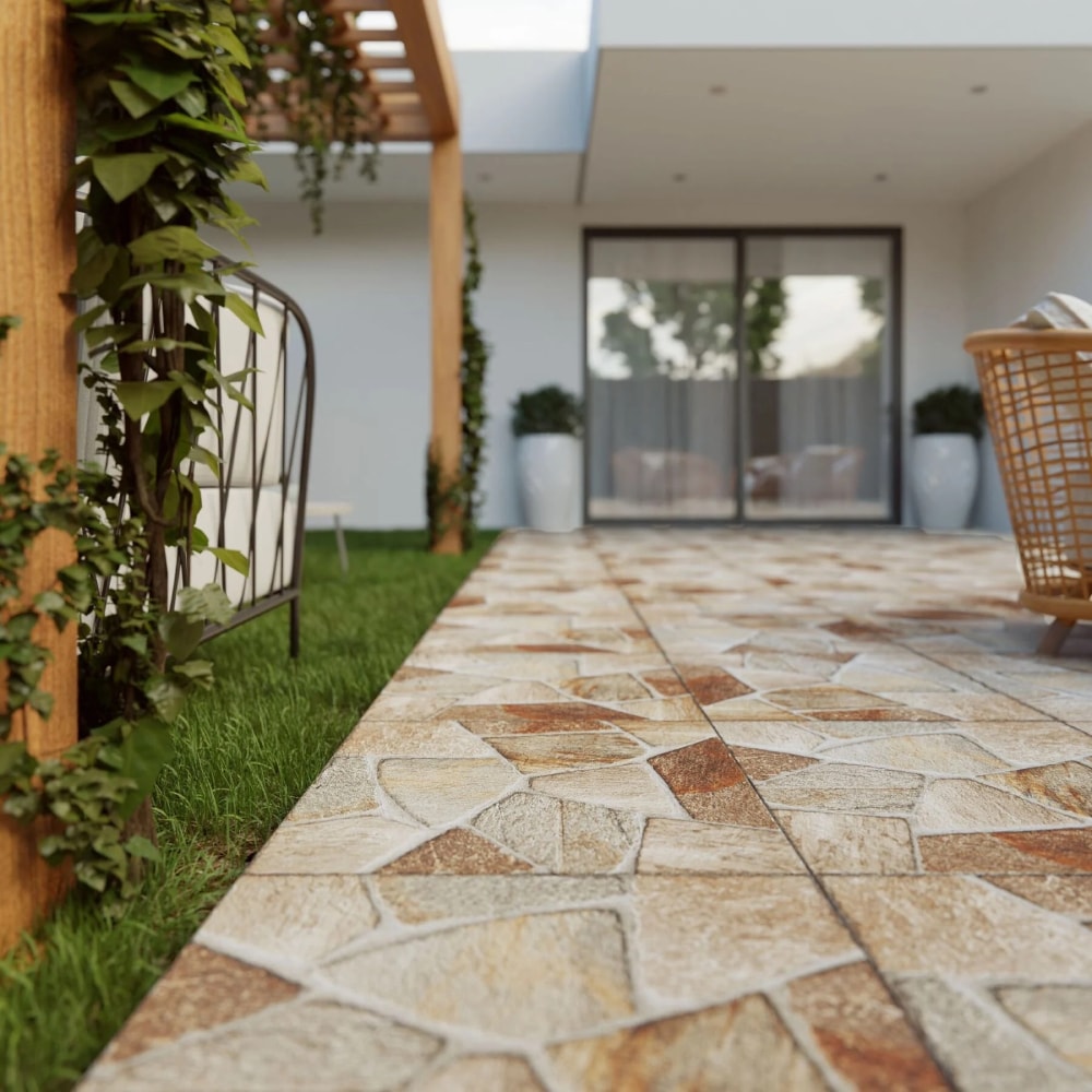 Piso Cerâmico Externo 46x46cm Caixa 2,39m² Viva VPC 46504