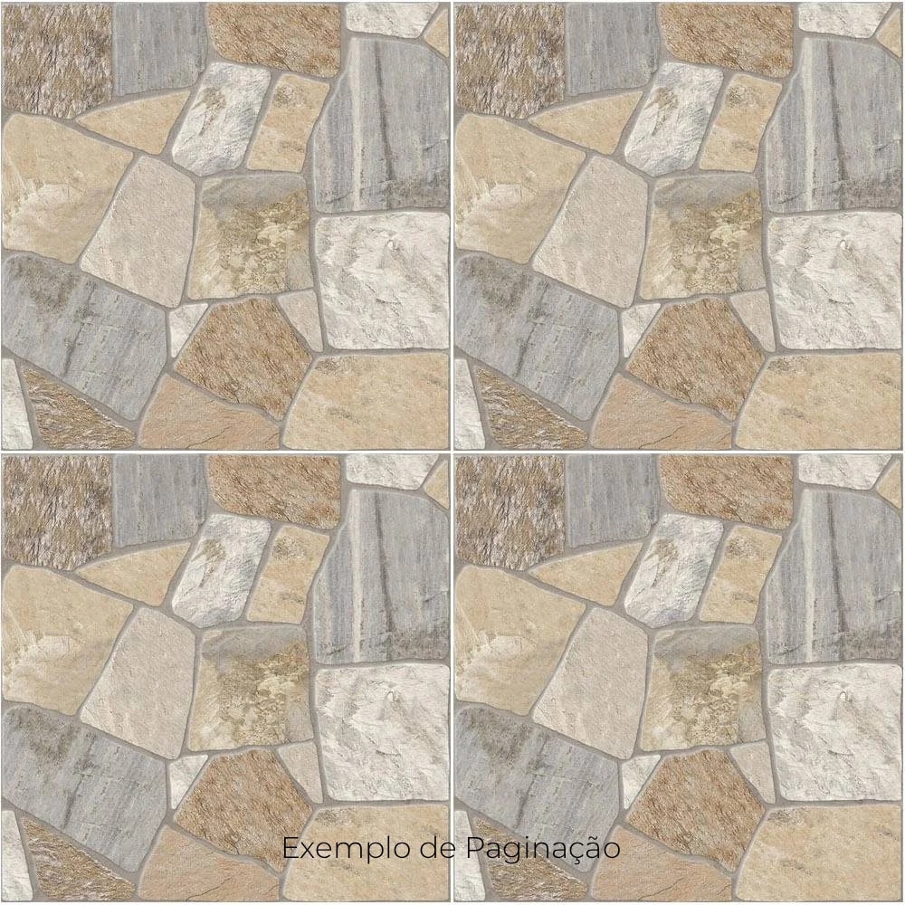 Piso Cerâmico Externo 57x57cm Caixa 2,23m² Karina Piazza Bold - 57168