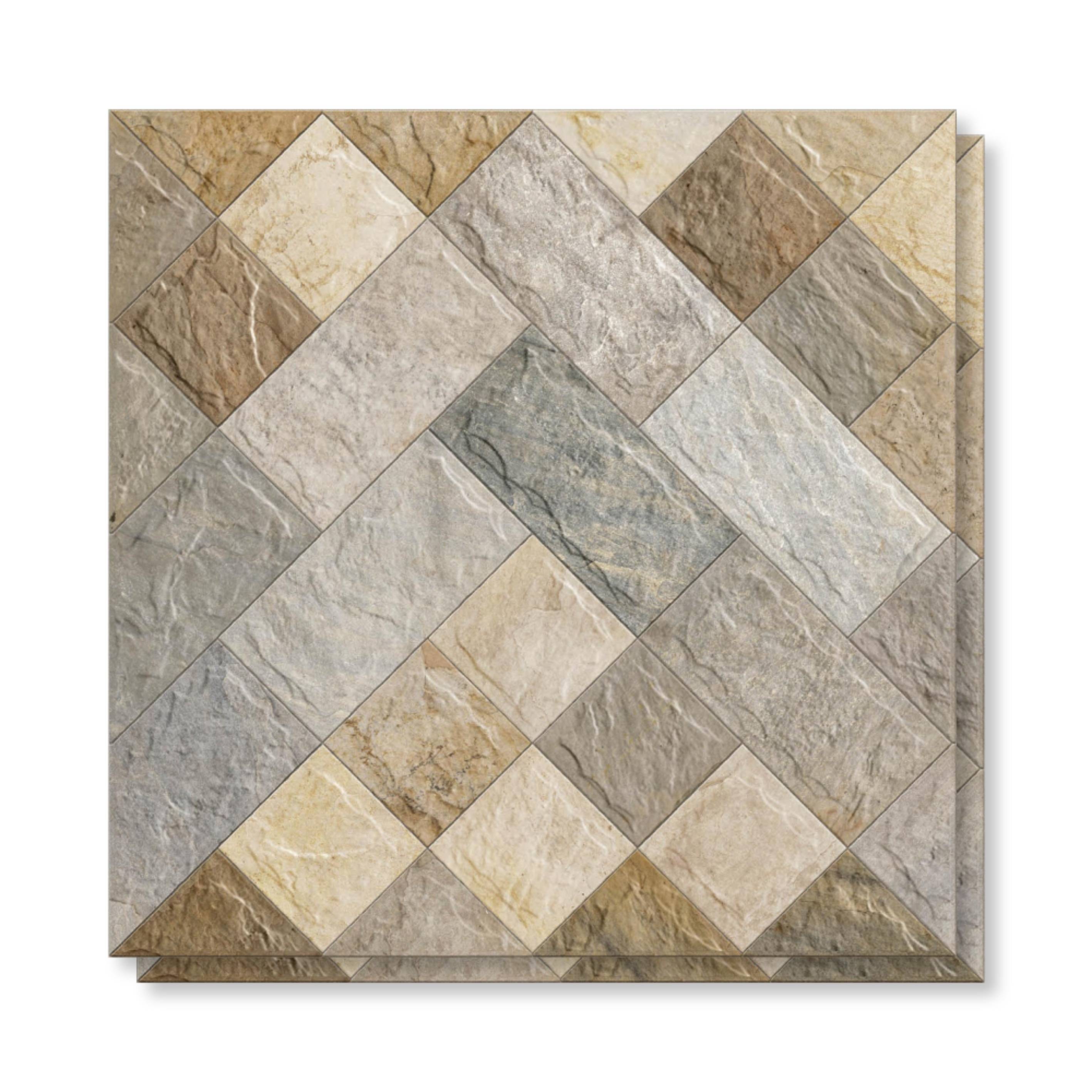 Piso Cerâmico Externo 57x57cm Caixa 2,23m² Karina Via Emília Bold - 57089