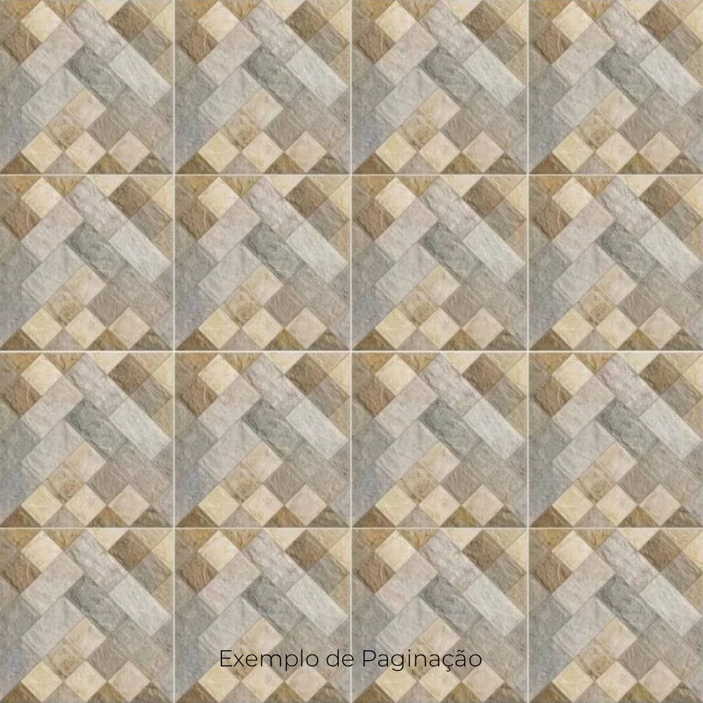 Piso Cerâmico Externo 57x57cm Caixa 2,23m² Karina Via Emília Bold - 57089