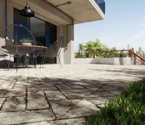 Piso Cerâmico Externo 58x58cm Caixa 2,35m² Viva - VPC 58011