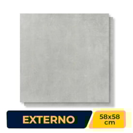 Piso Cerâmico Externo 58x58cm Caixa 2,35m² Viva Vpc 58550