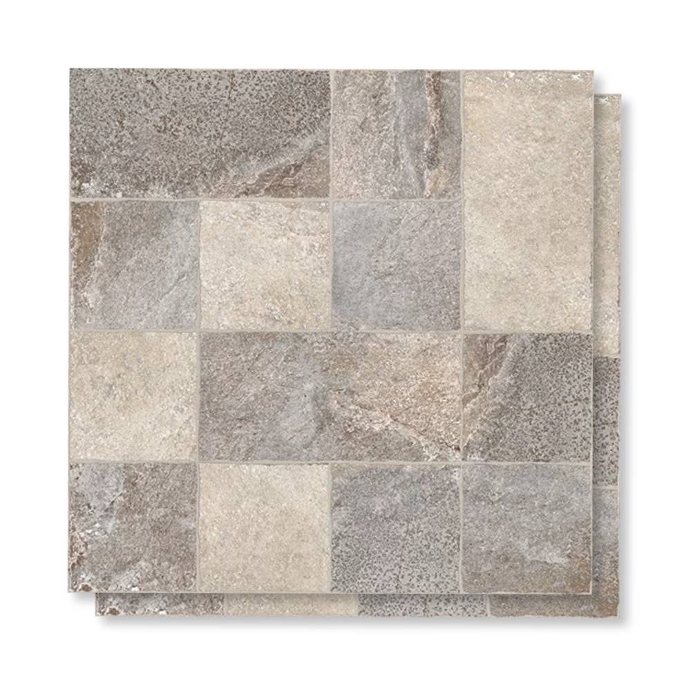 Piso Cerâmico Externo 60,5x60,5cm Caixa 2,58m² Esther Pavia Gray Bold - 61/1031