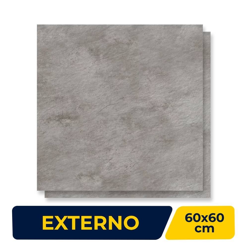 Piso Cerâmico Externo 60x60cm Caixa 2,50m² Lume Dallas Plus Retificado