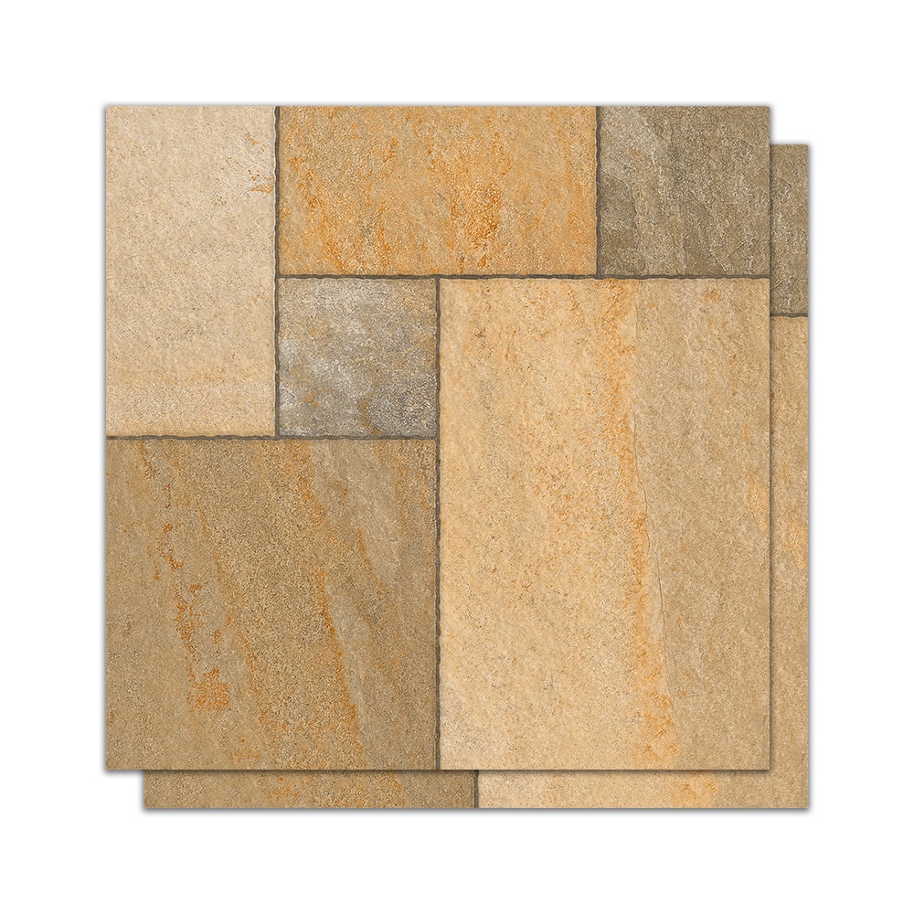 Piso Cerâmico Externo 60x60cm Caixa 2,50m² Lume Fama Quartzita