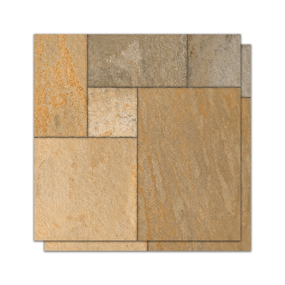 Piso Cerâmico Externo 60x60cm Caixa 2,50m² Lume Fama Quartzita