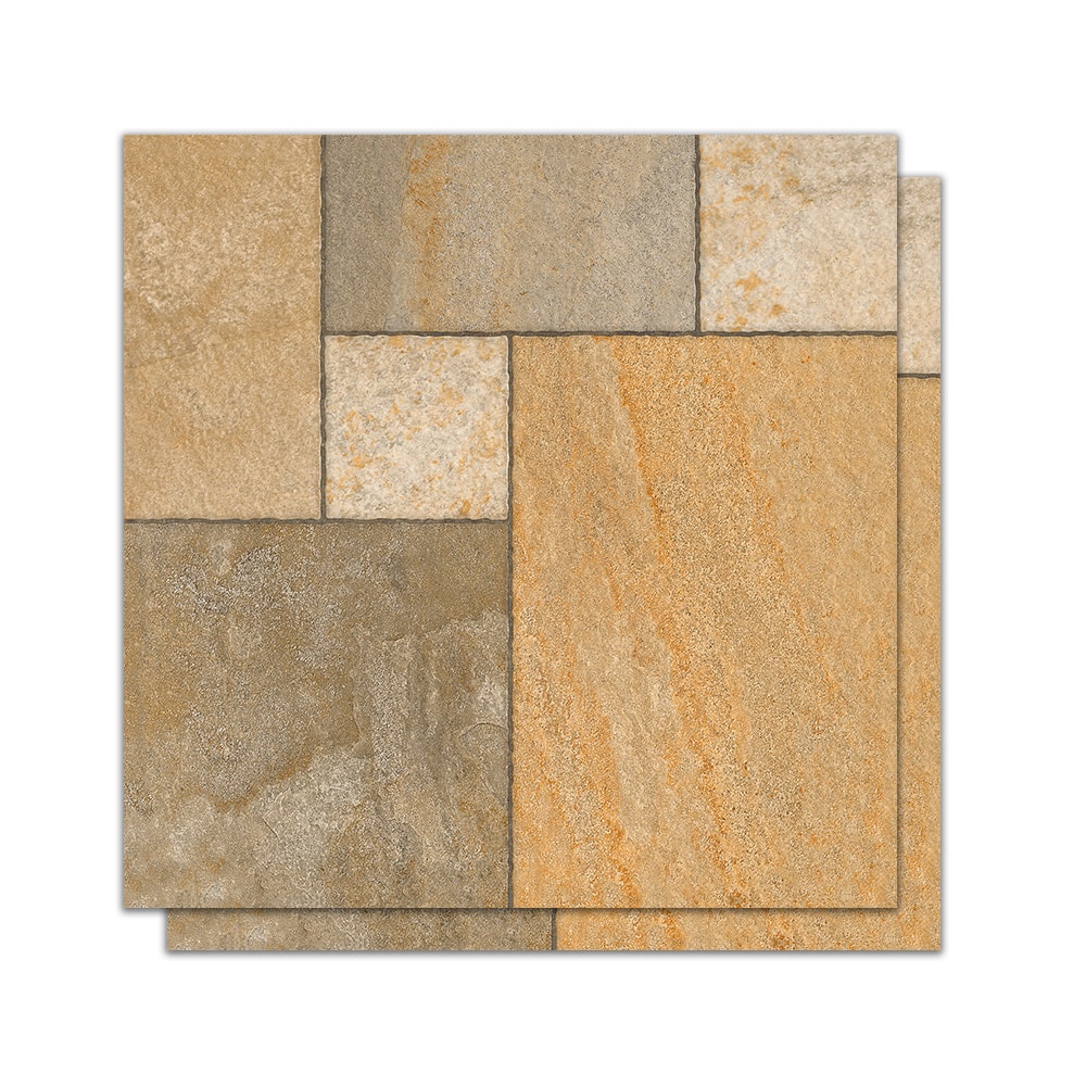Piso Cerâmico Externo 60x60cm Caixa 2,50m² Lume Fama Quartzita