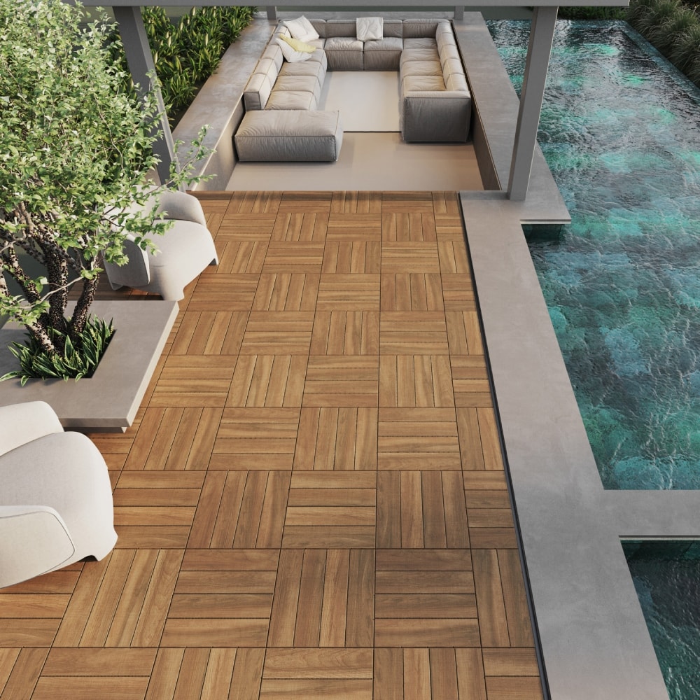 Piso Cerâmico Externo 60x60cm Caixa 2,50m² Lume Maldivas Contact Retificado