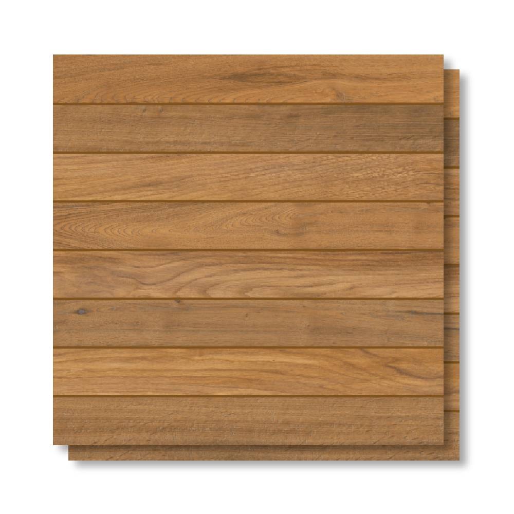 Piso Cerâmico Externo 60x60cm Caixa 2,58m² Embramaco Deck Native Brown Bold - 61437