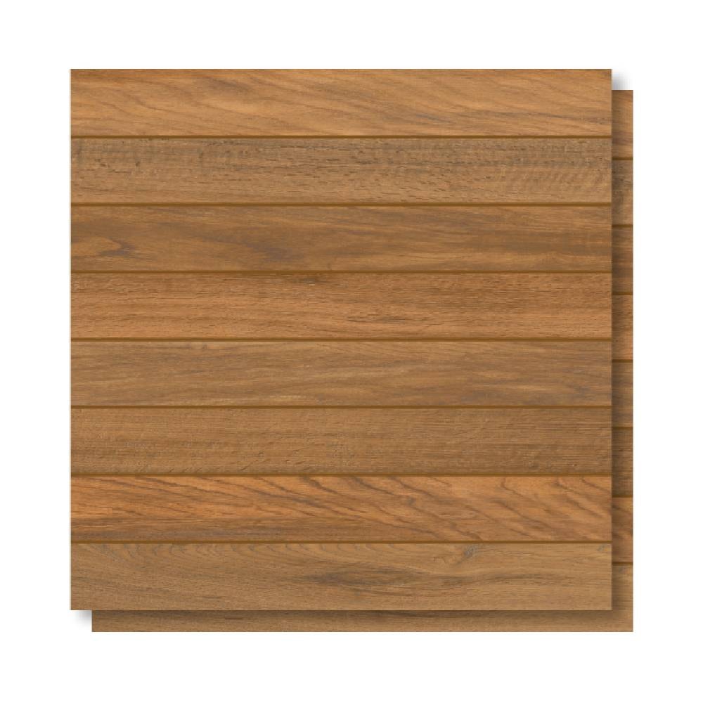 Piso Cerâmico Externo 60x60cm Caixa 2,58m² Embramaco Deck Native Brown Bold - 61437
